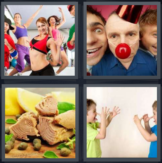 4Pics 1Word Answer 6 Letters Fish